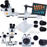 Mikroscopio Stereoscopico Trinoculare Jupiter Pro MSJP-T-SDMS1 – Set con Display 8" e Supporto