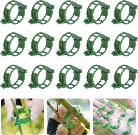 Fissaggi per piante - 150 pezzi - Verde