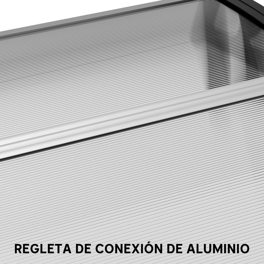 Tettoia per Esterni con Policarbonato ¨C Minimal ¨C 195x75 cm