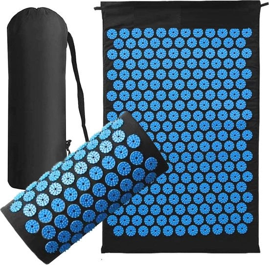 Matrice di pressione acupunturale e set di cuscini per alleviare il dolore e la tensione - Portatile e ecocompattibile