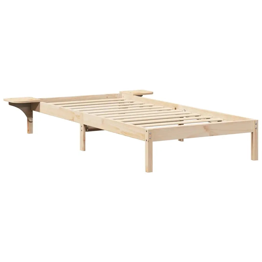 Struttura del letto Naturale 80 x 200 cm Pino massello 873208