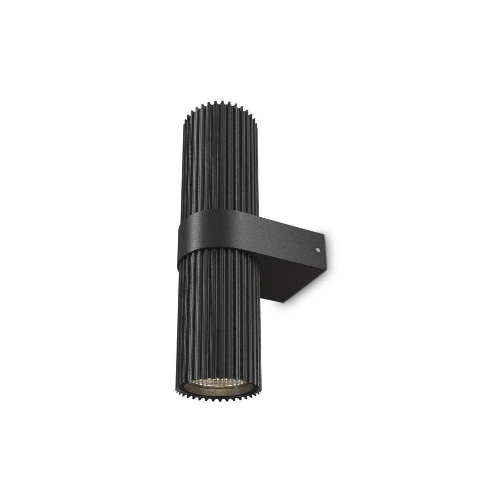 Maytoni applique moderna Dynamics 2 luci GU10 nero alluminio