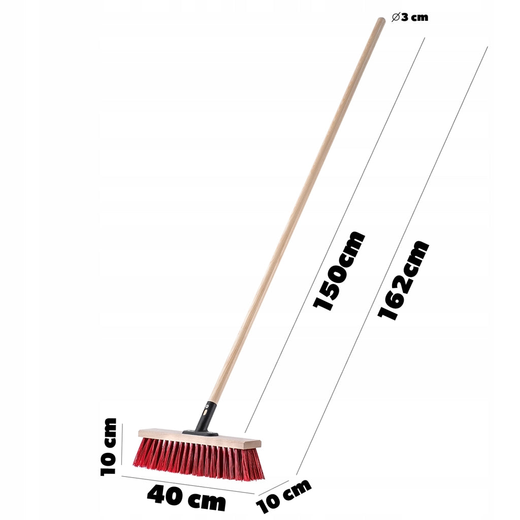 Scopa da giardino KADAX per spazzare strade e giardini, 40 cm