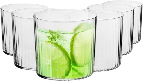Set di bicchieri per cocktail - 6 pezzi - 410 ml - Resistenti al lavastoviglie
