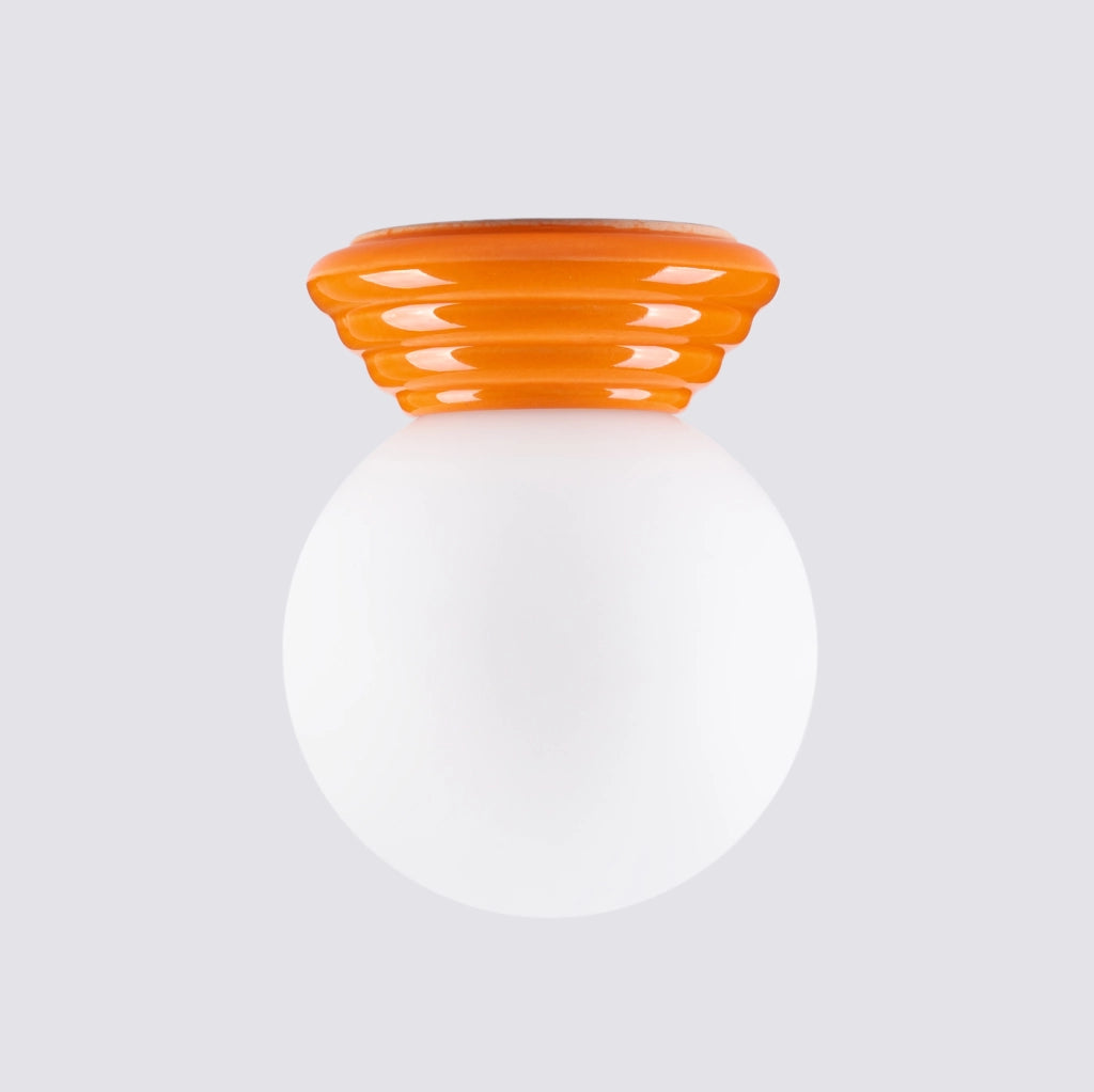 Lampada a parete ZORI arancione IP44