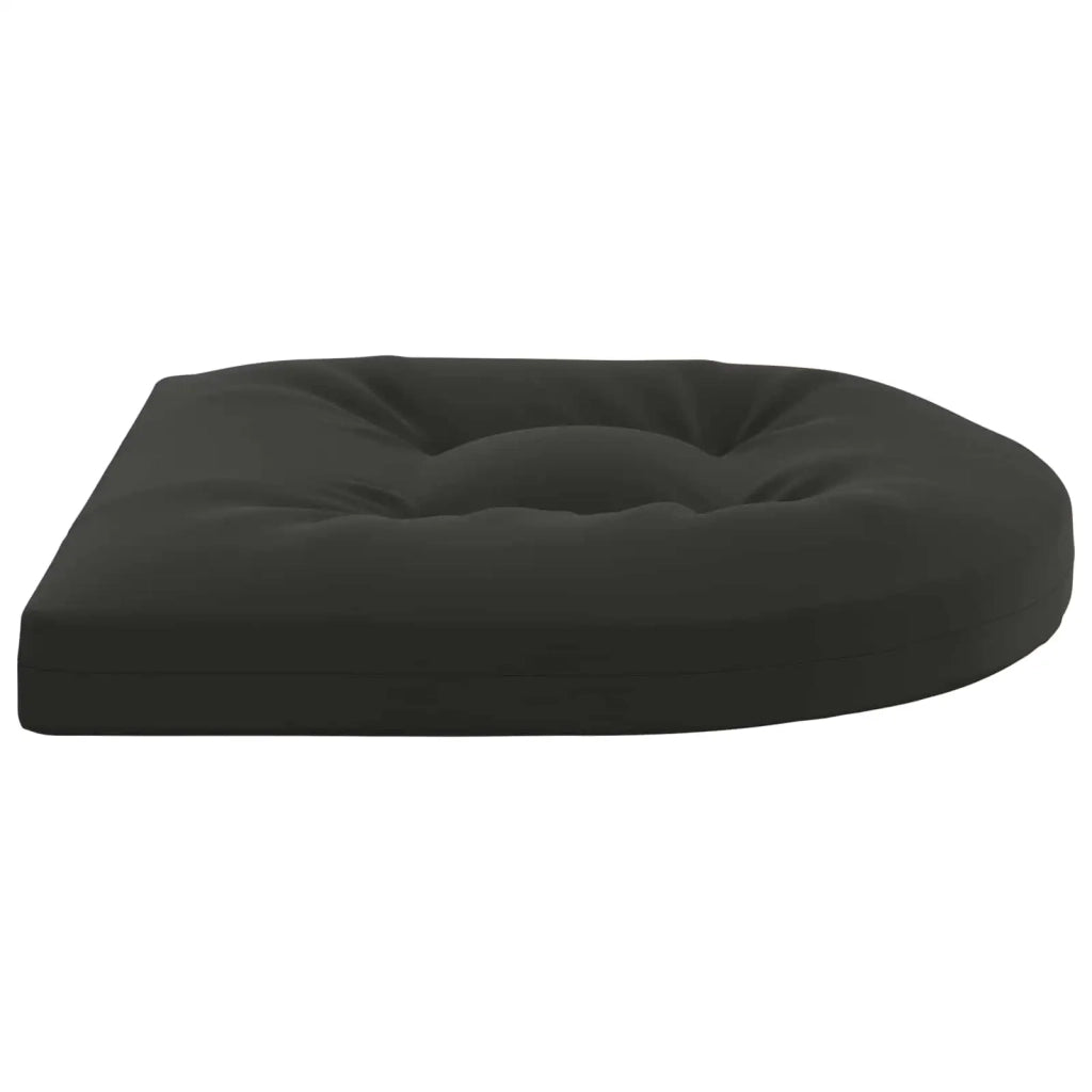 Cuscini per Sedia in 4 Pezzi 4 pz 100% Poliestere Nero 945325