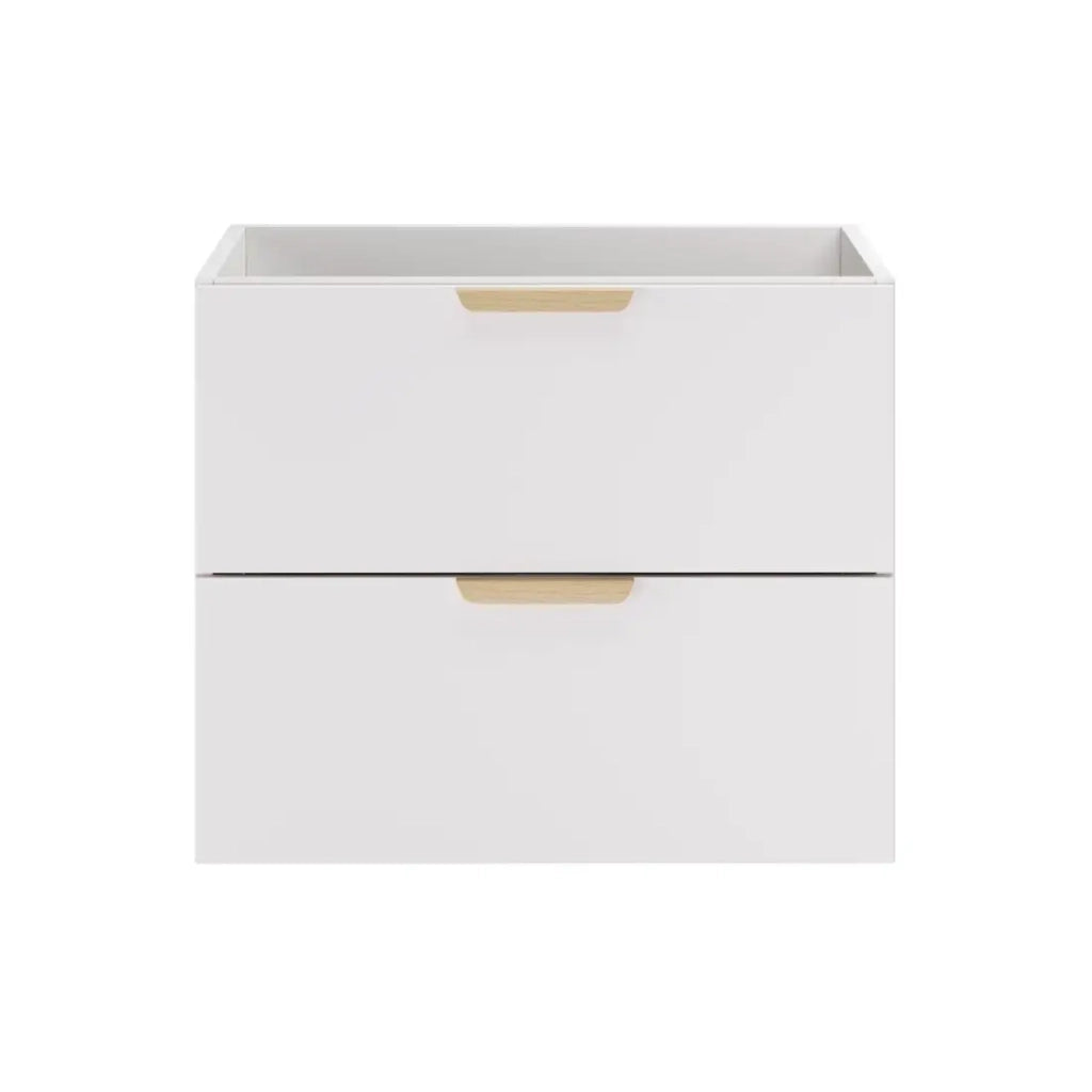 Mobile sottolavabo OSTER 60 cm bianco opaco sospeso con 2 cassetti
