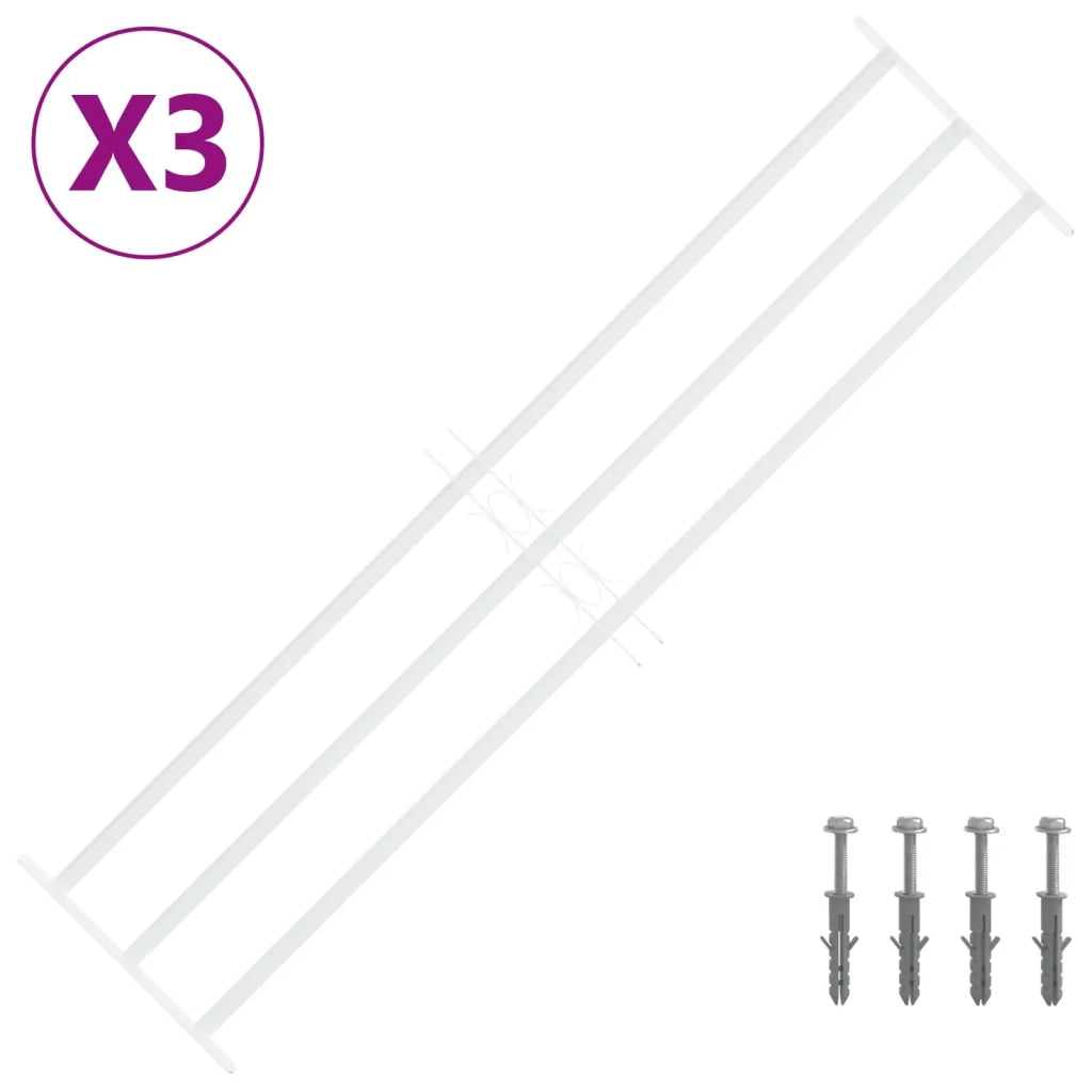 Griglia di Sicurezza per Finestra con 3 Traversine 3 pcs 42031305