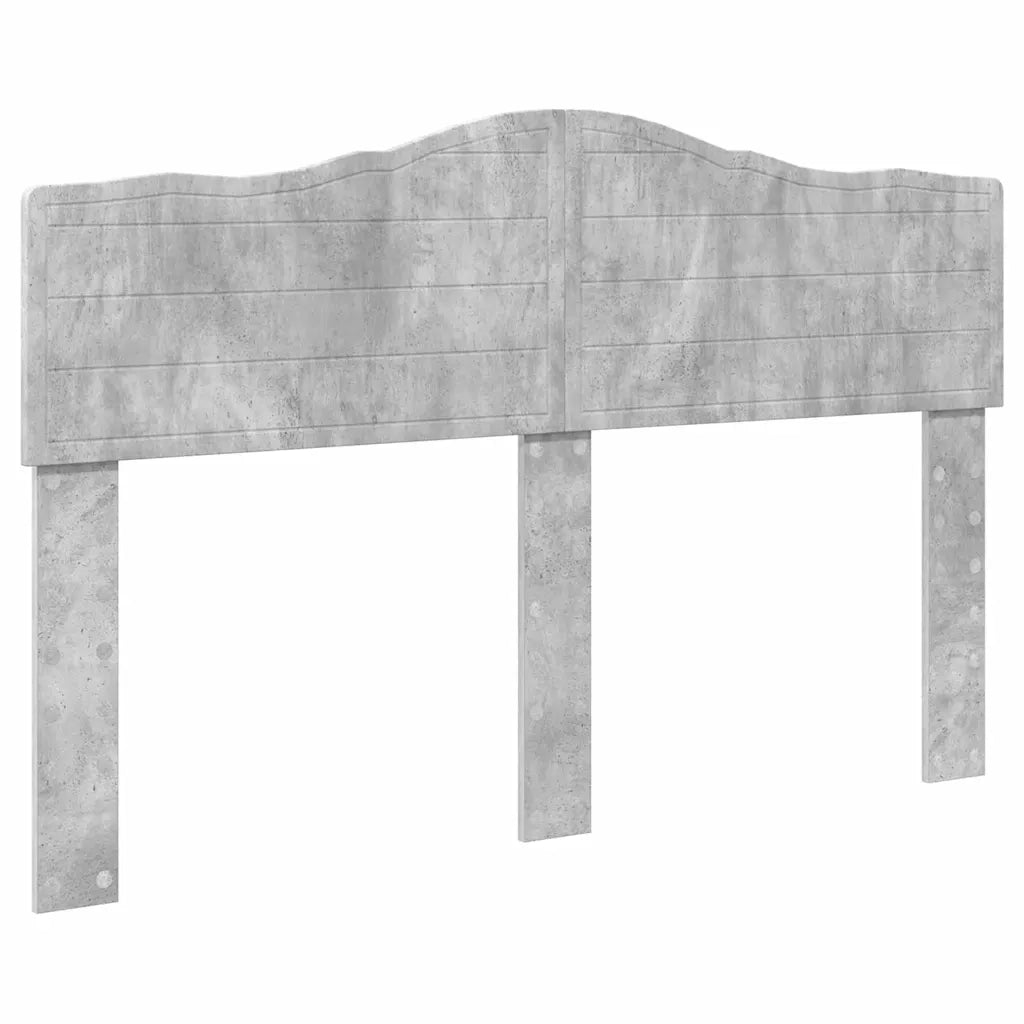 Testiera-Testata-Testiera Decorativa Grigio cemento 160 cm Legno multistrato 596594