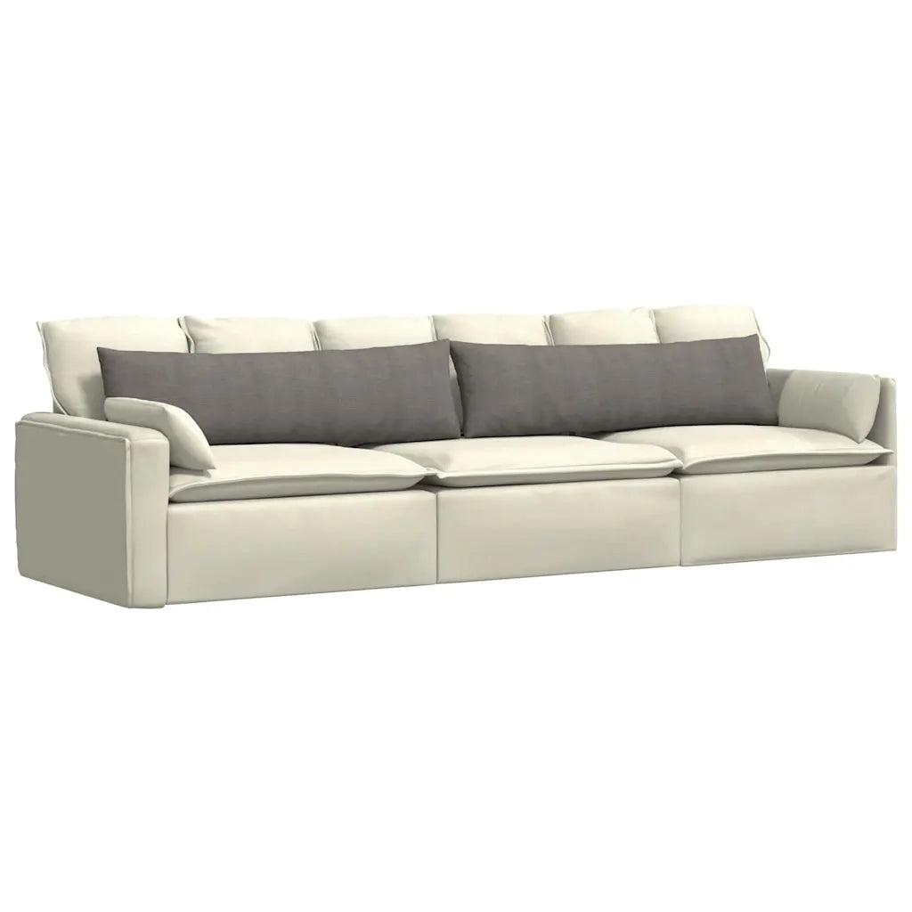 Cuscini da Divano 2 pz | Cuscini per sedie Grigio chiaro 145 x 40 cm