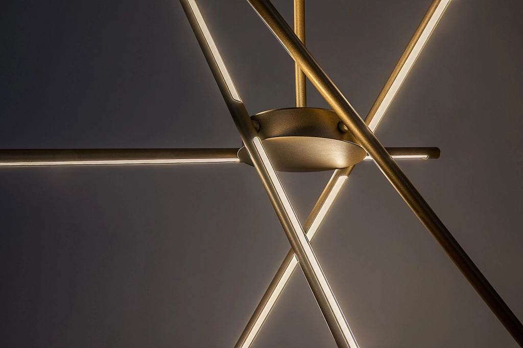 Lampada sospensione Rabalux Henli2 LED 40W oro 3000K
