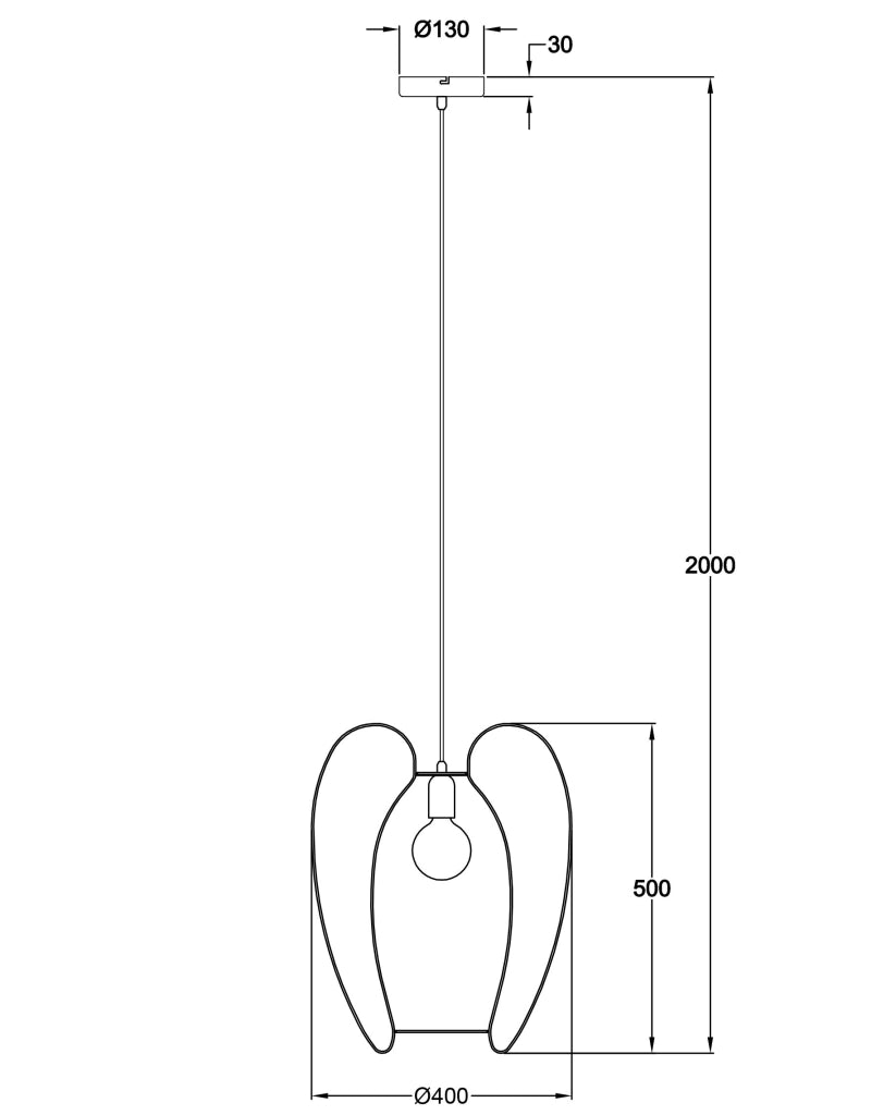 Lampada a sospensione Camp dal design industriale moderno, struttura in metallo, colore Bianco, attacco E27, ideale per illuminazione d'interni.