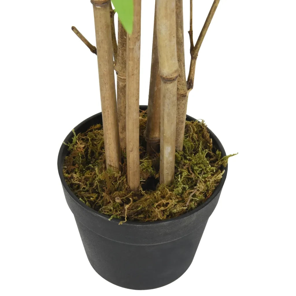 Albero Bambù Artificiale 828 Foglie 150 cm Verde 358969