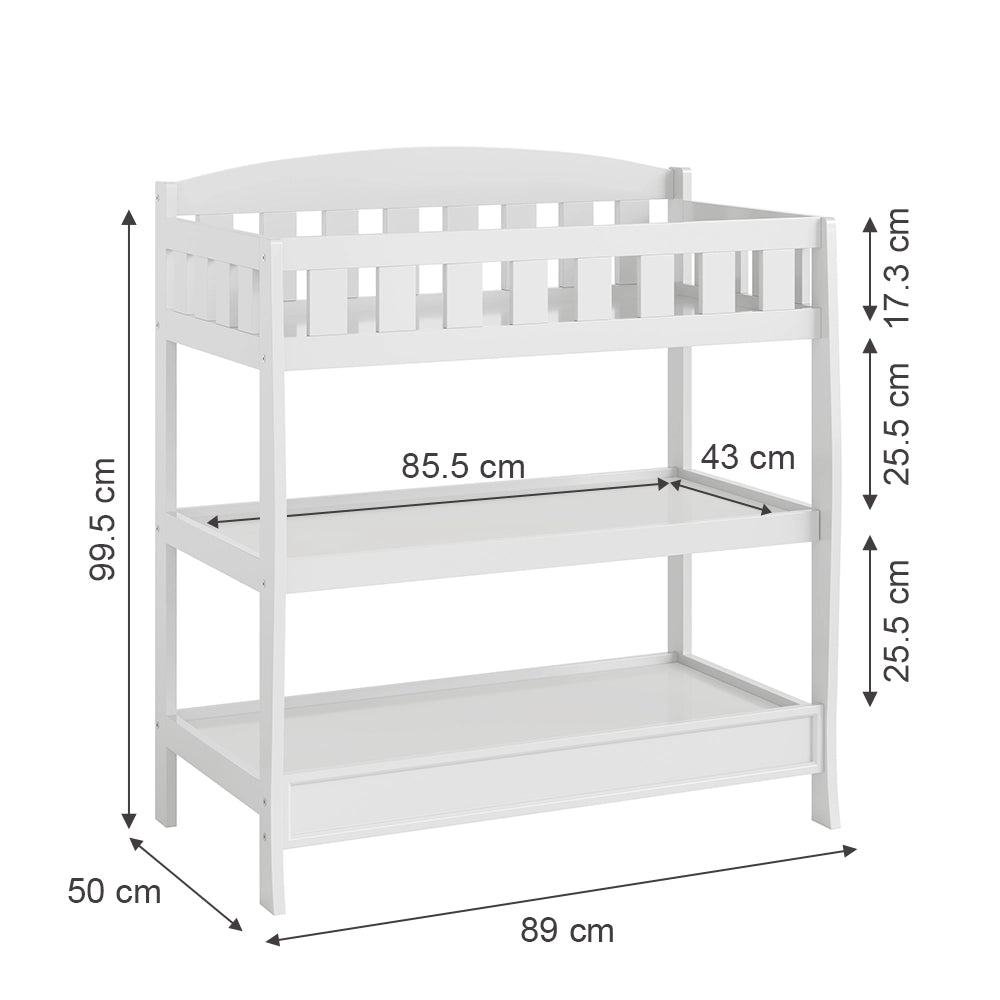 Vicco Fasciatoio Bianco 89 x 99.5 cm