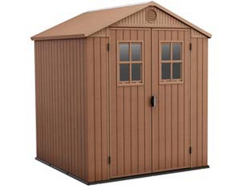 1pz casetta da giardino darwin in evotech+ marrone - cm.190x183x221h cod:ferx.fer444668