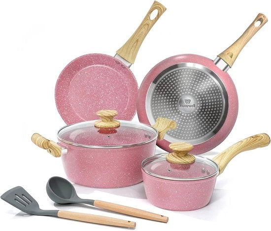 Set di pentole antiaderenti - 4 pezzi - pentole inductive