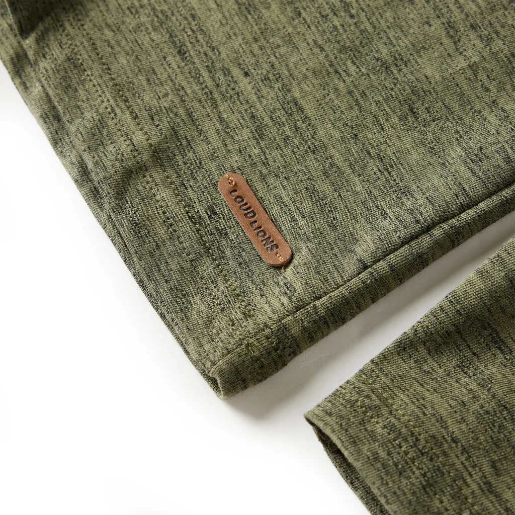 Maglietta da Bambino Maniche Lunghe Cachi M¨¦lange 104