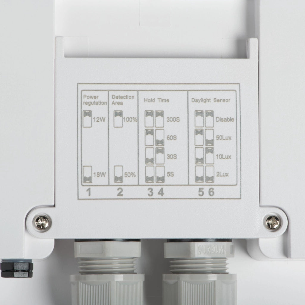 Plafoniera LED Kanlux BENO CCT 18W 22cm bianca IP65