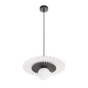 Lampada sospesa UMBRA Emibig 1xG9 bianco nero