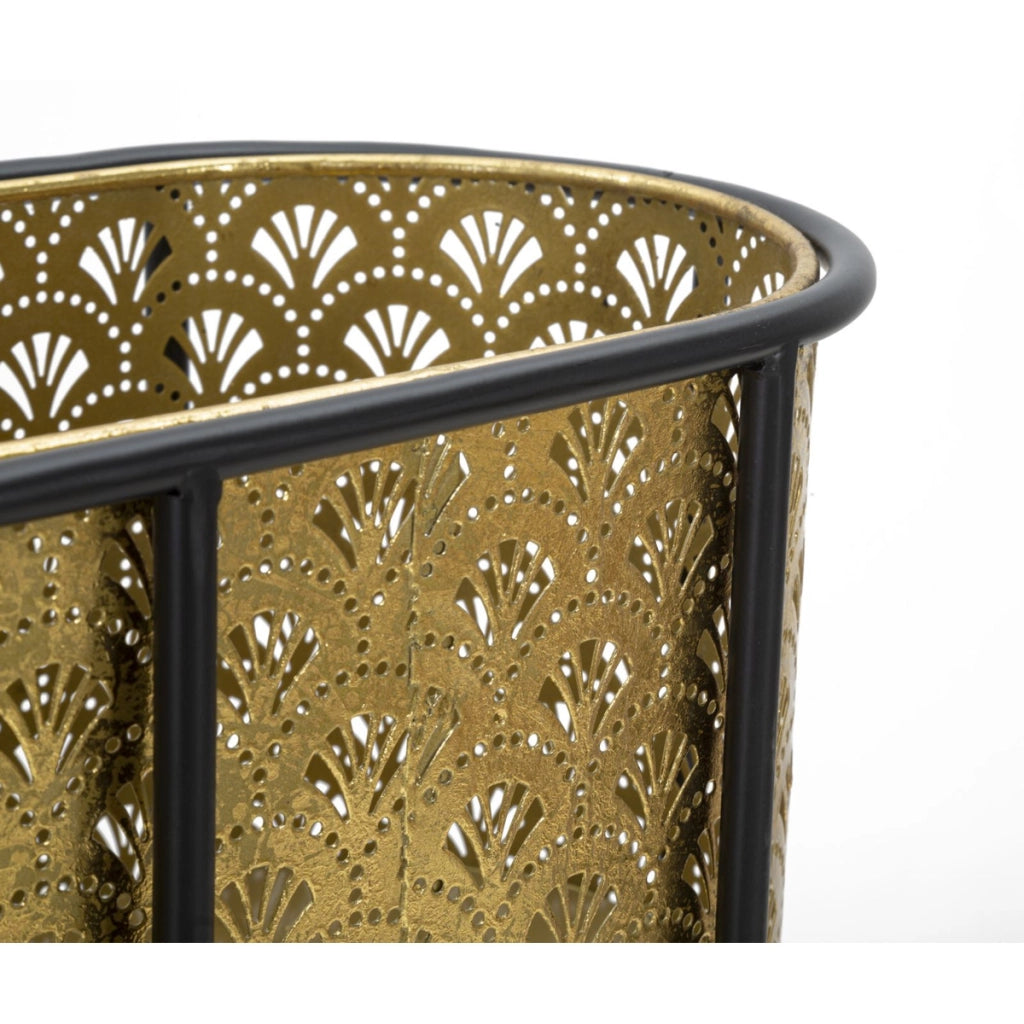 Vaso per Piante VKH688, Oro, Metallo, 60x20x70 cm