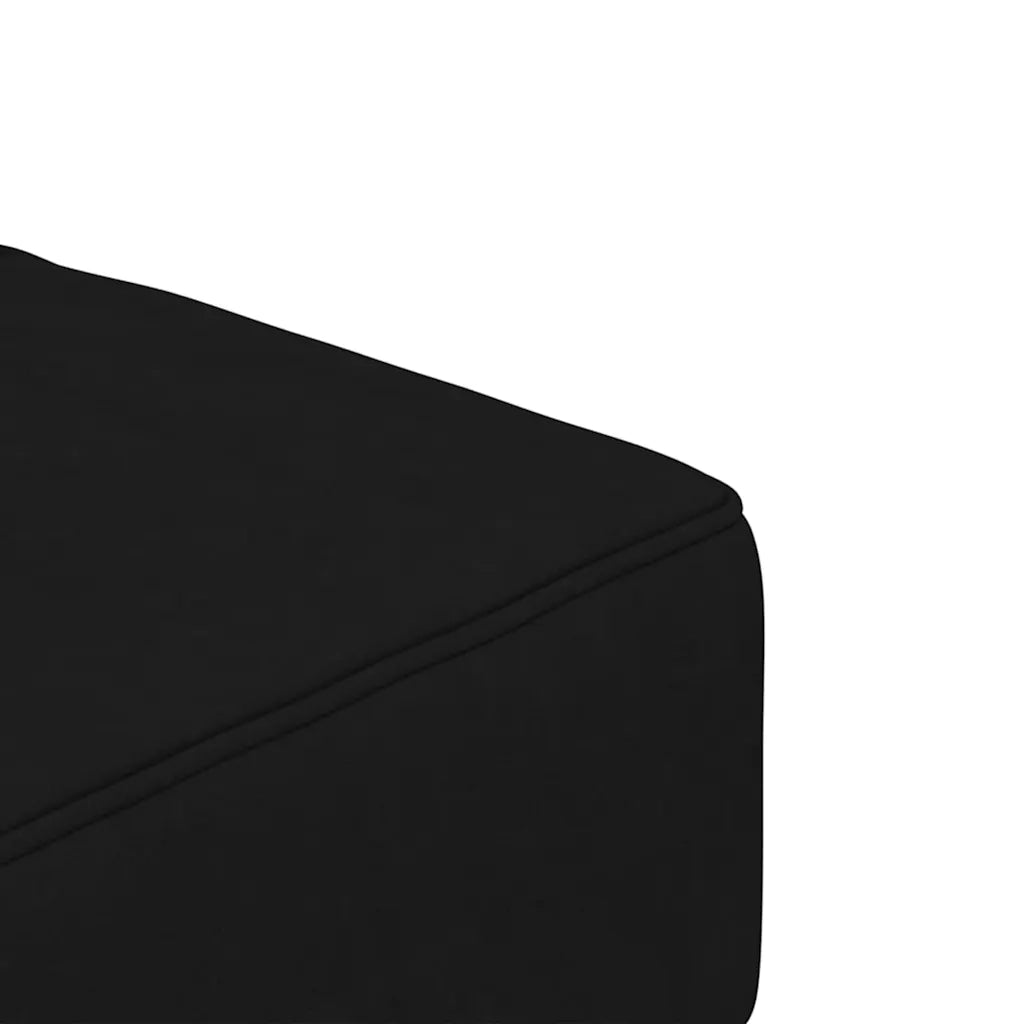 Divano Letto a 2 Posti con 2 Cuscini-Sofa Letto 2 Posti-Daybed Nero in Velluto 204020