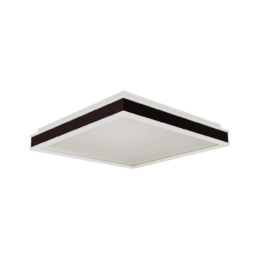 Plafoniera LED V-TAC 48W dimmerabile nera 50x50 4000K