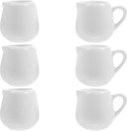 Set di 6 Mini Ciotole per Latte con Coperchio