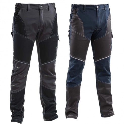 PANTALONE DA LAVORO STRETCH BLU Tg. XL