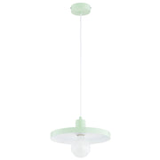 Lampada a sospensione minimal verde pastello E27 Alfa LITO