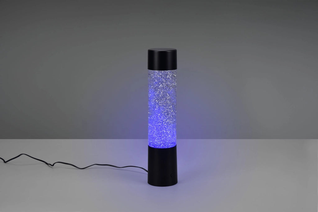 GLITTER LAMPADA DA TAVOLO LED RGB CON EFFETTO GLITTER H. 34CM 0,9W