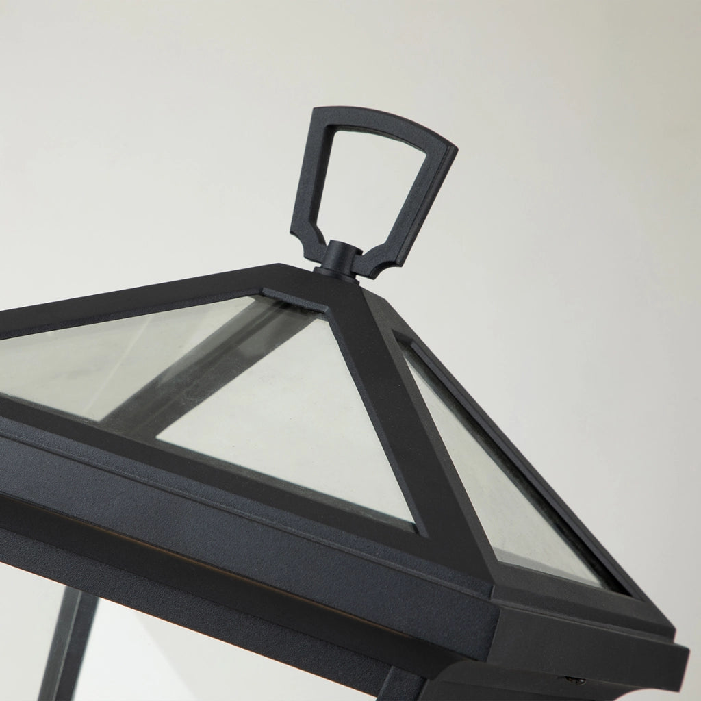 Lampada da esterno su colonna nera E14 40W Alford Place Quintiesse