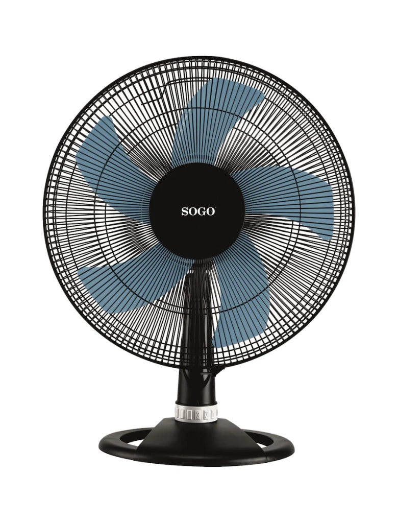 Ventilatore SOGO 3 in 1 con base a 5 pale, diametro 40 cm.