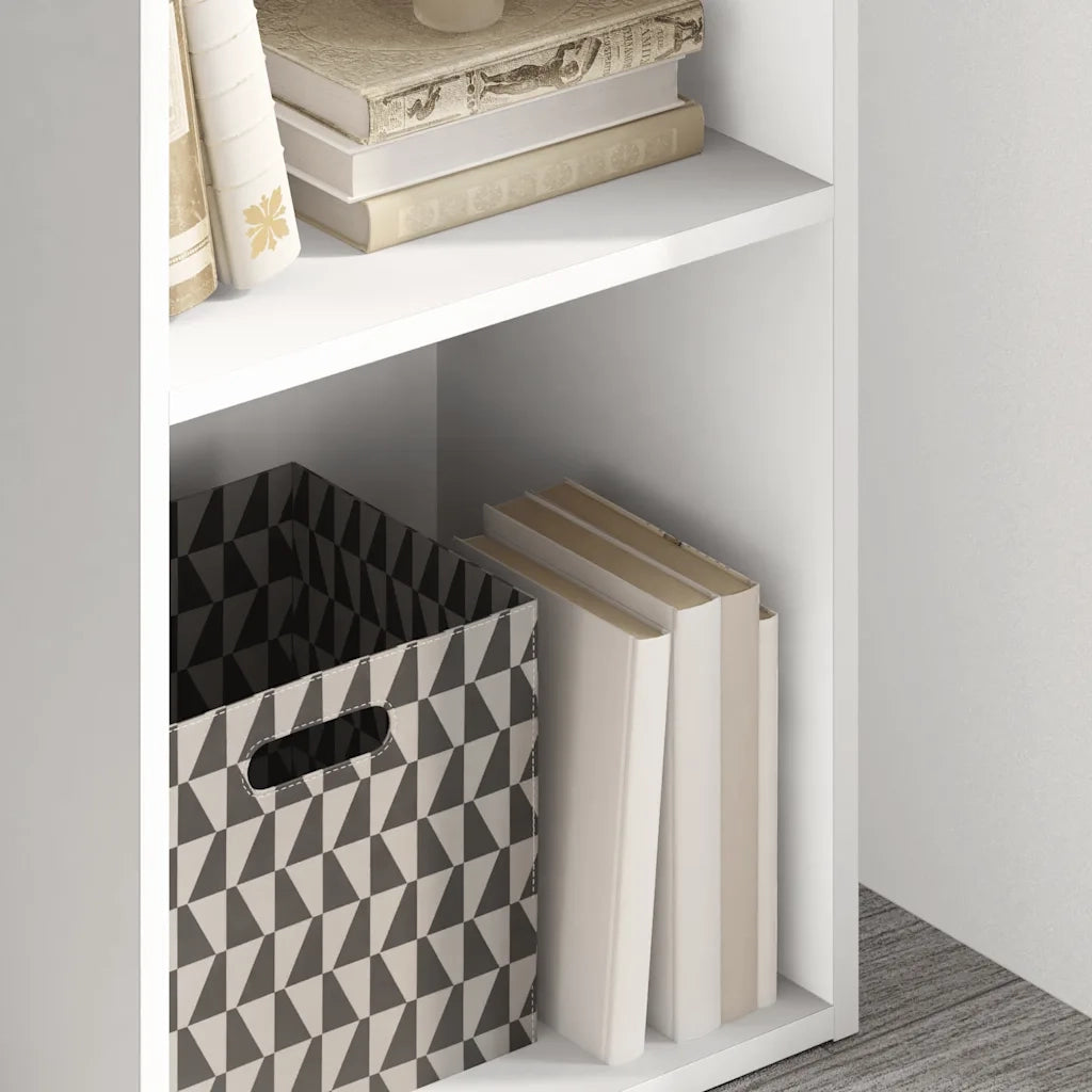 Libreria Bianca 40x30x76,5 cm in Legno Multistrato 800927