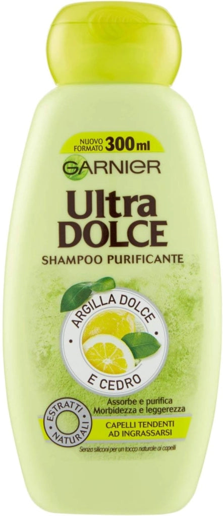 GARNIER SHAMPOO PURIFICANTE DA 300 ML ARGILLA DOLCE E CEDRO CAPELLI GRASSI