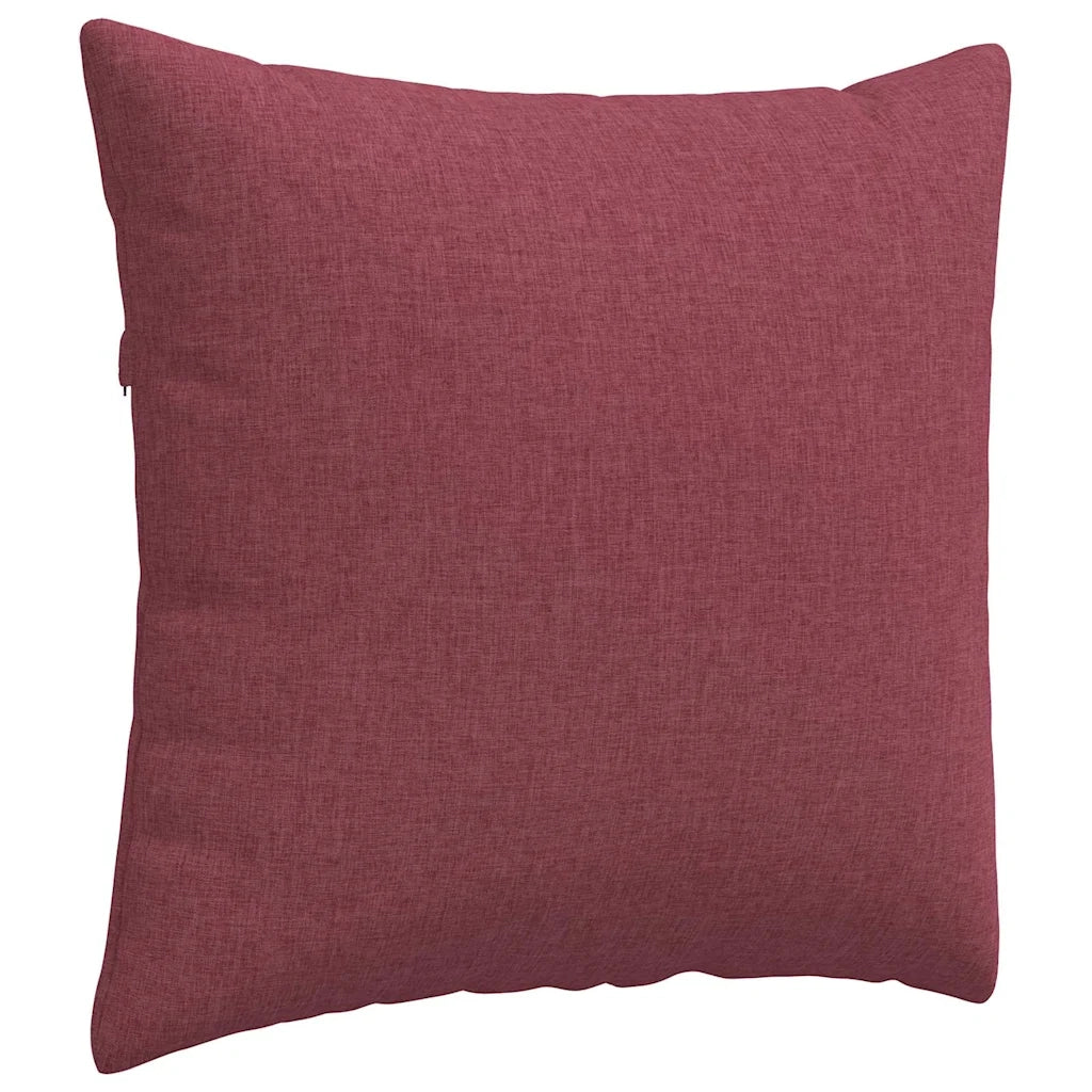 Cuscini da Divano 2 pcs Rosso Vino 45 x 45 cm Tessuto 42013914