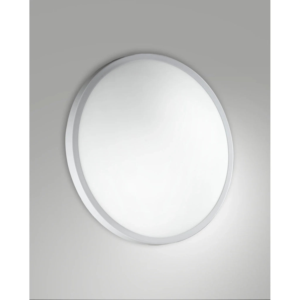 Plaza Plafoniera Bianca D.30 Ww Ip41