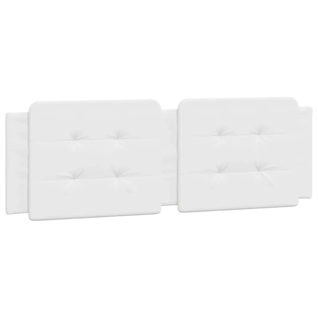 Cuscino Testiera Zadar Bianco 152 cm in Similpelle 374891