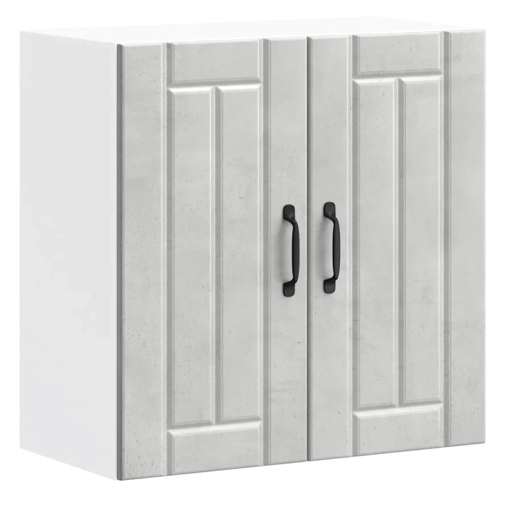 Pensile da Cucina | Mobile da Cucina Lucca Grigio Cemento in Legno Multistrato