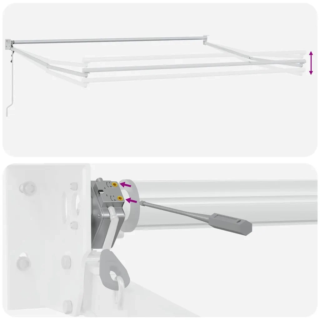 Tenda Retrattile Multicolore 400 × 300 cm 3330568