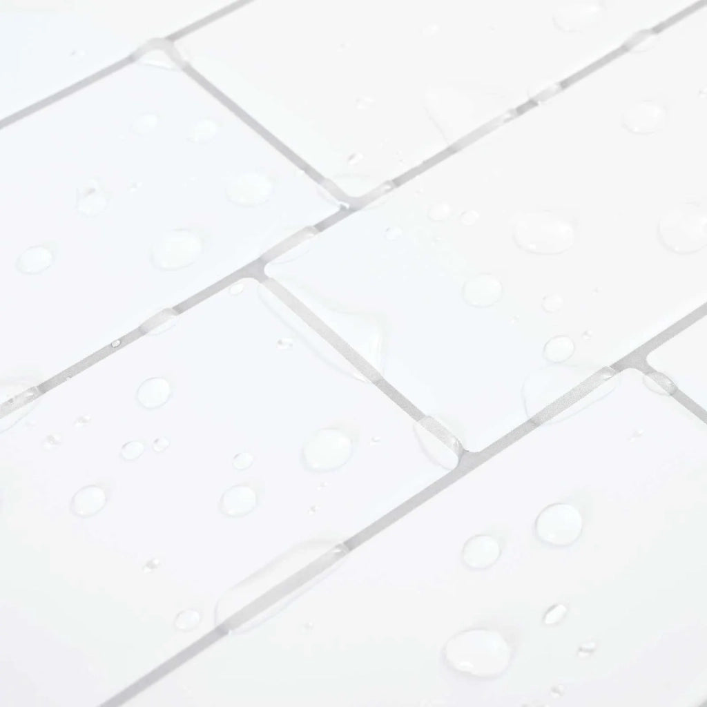 Piastrella subway 20 pcs Bianco e Grigio 29 x 21 cm 42046133