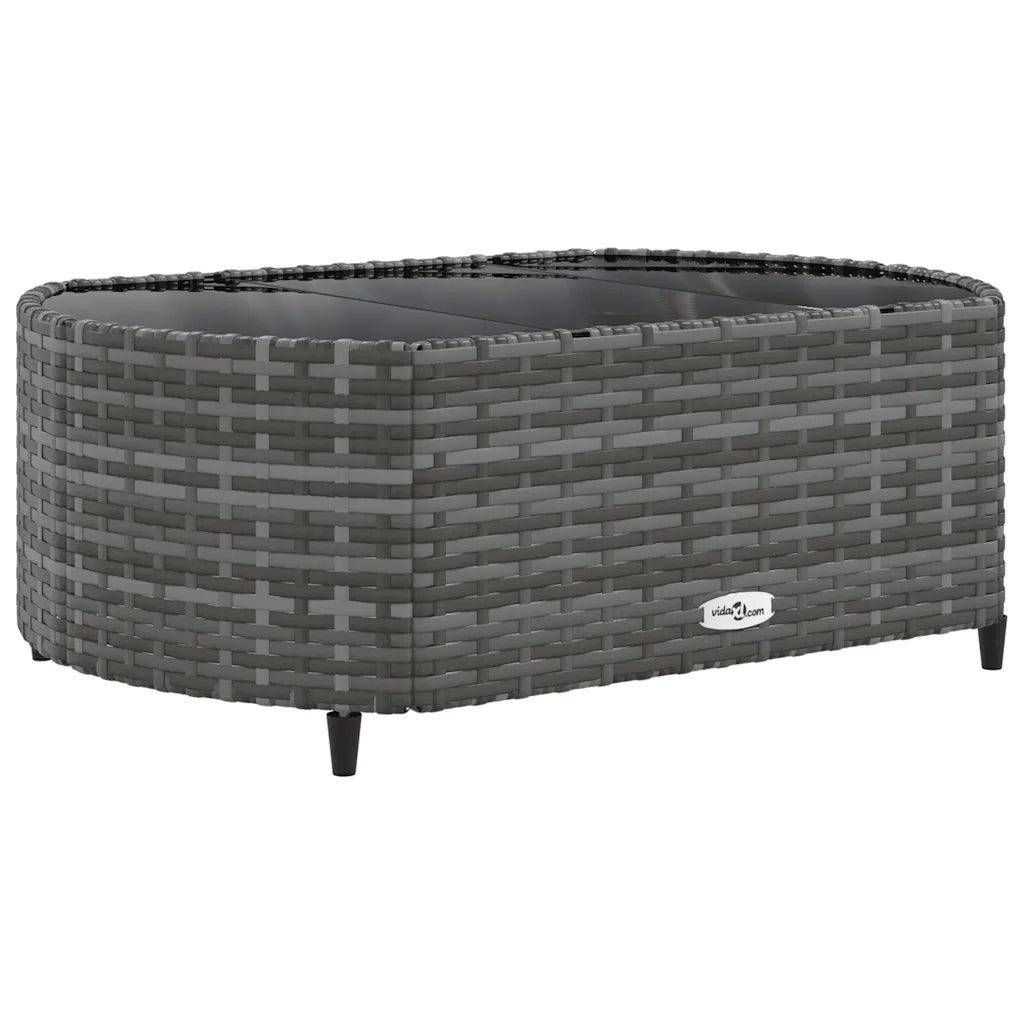 Set Divano da Giardino 8 pz con Cuscini Grigio in Polyrattan 3308386