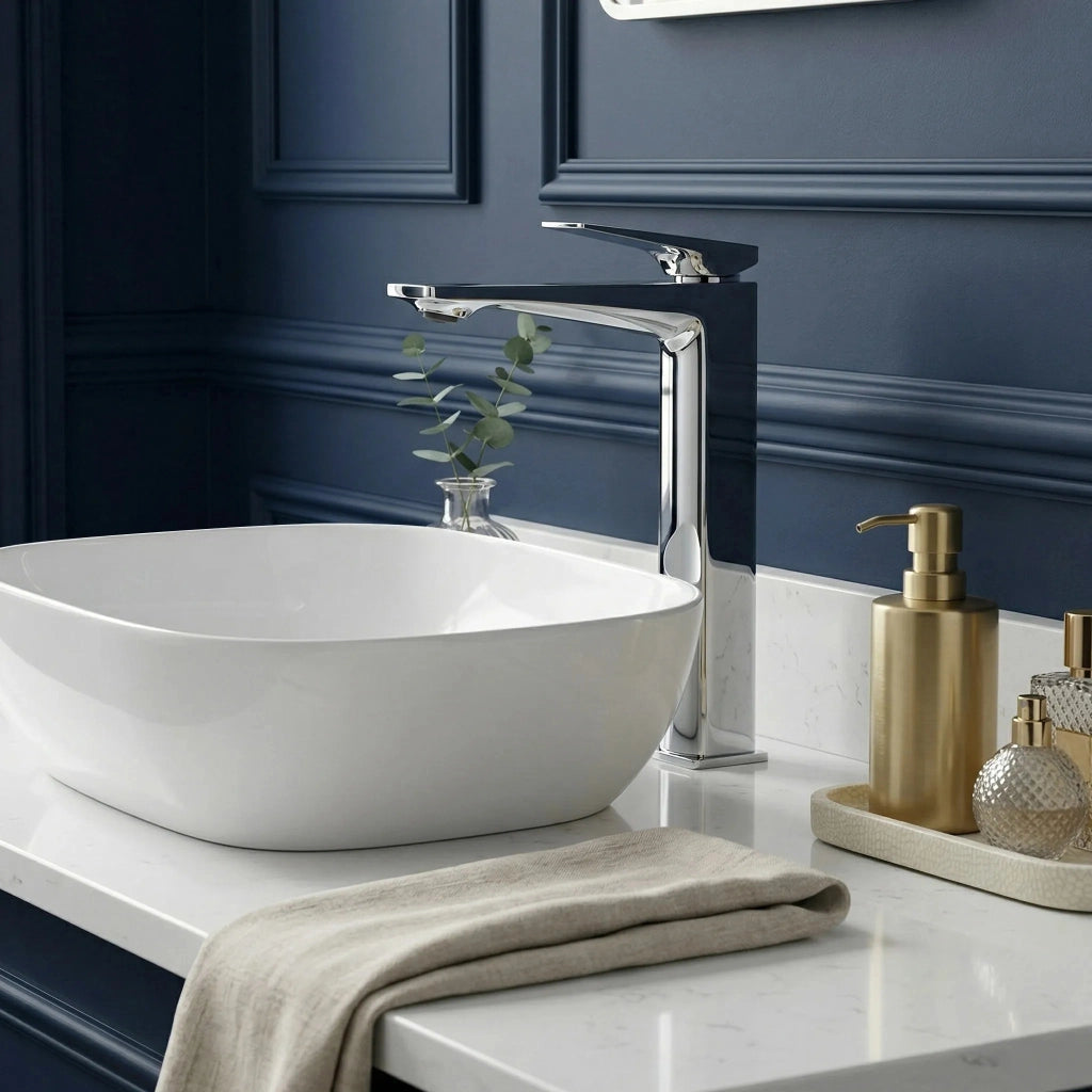 Rubinetto Da Lavabo Premium Rea Prime Chrome High
