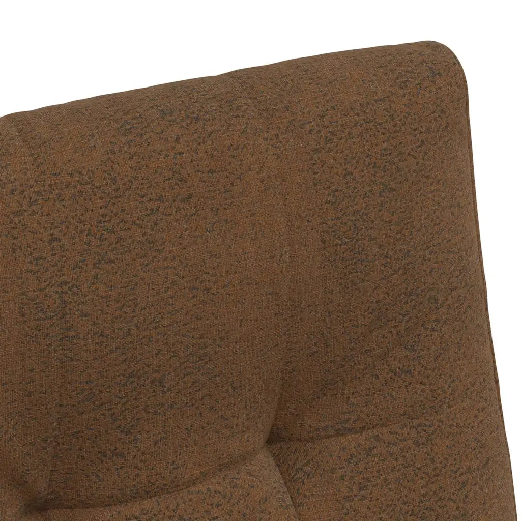 Sedie da Pranzo con Ruote 2 pcs Marrone 58 x 67 x 97 cm 42017896