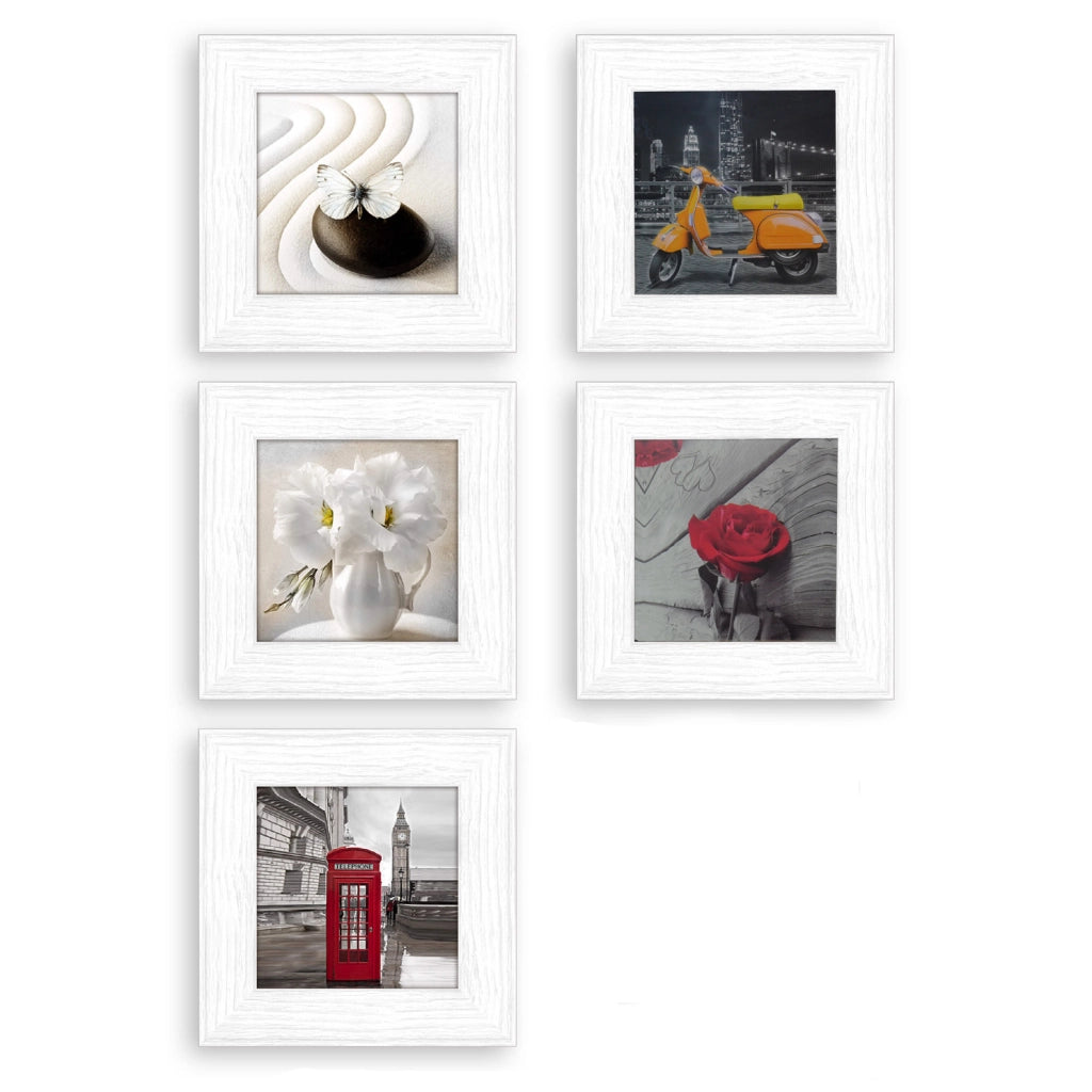 QUADRO BOSTON WHITE 26X26 CM ASSORTITI