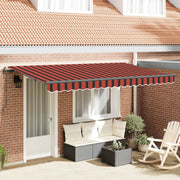 Tenda Retrattile Arancione 350 x 200 cm Tessuto 3329666