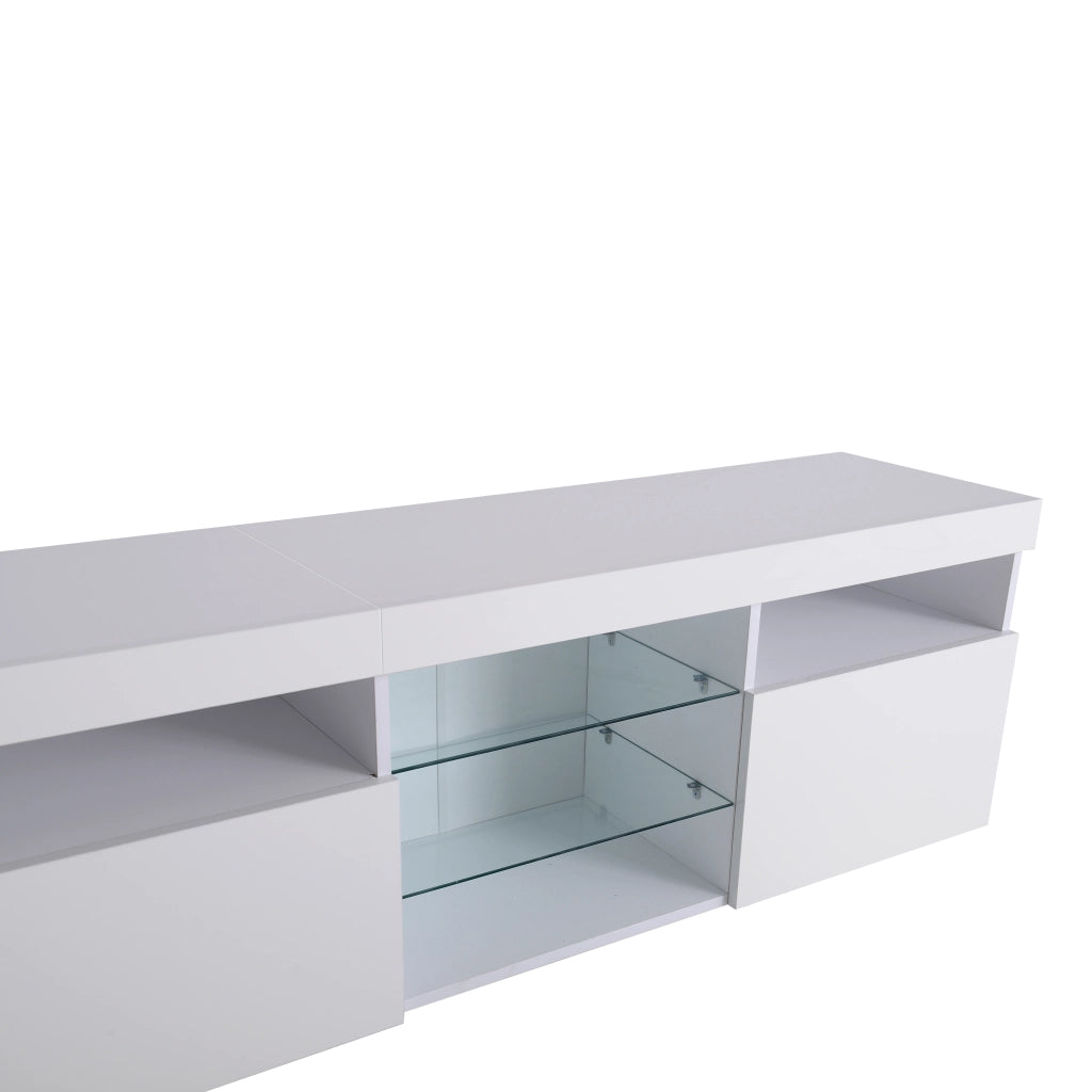 Mobile TV con LED ¨C MINIMAL ¨C Bianco, 180cm