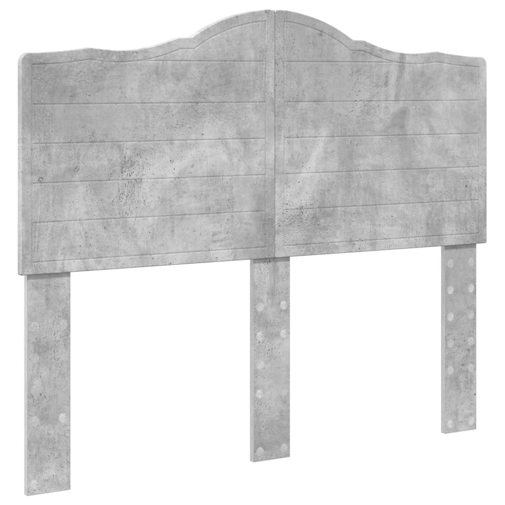 Struttura del letto con testiera-Giroletto con Testiera Grigio cemento 135 x 190 cm 511652