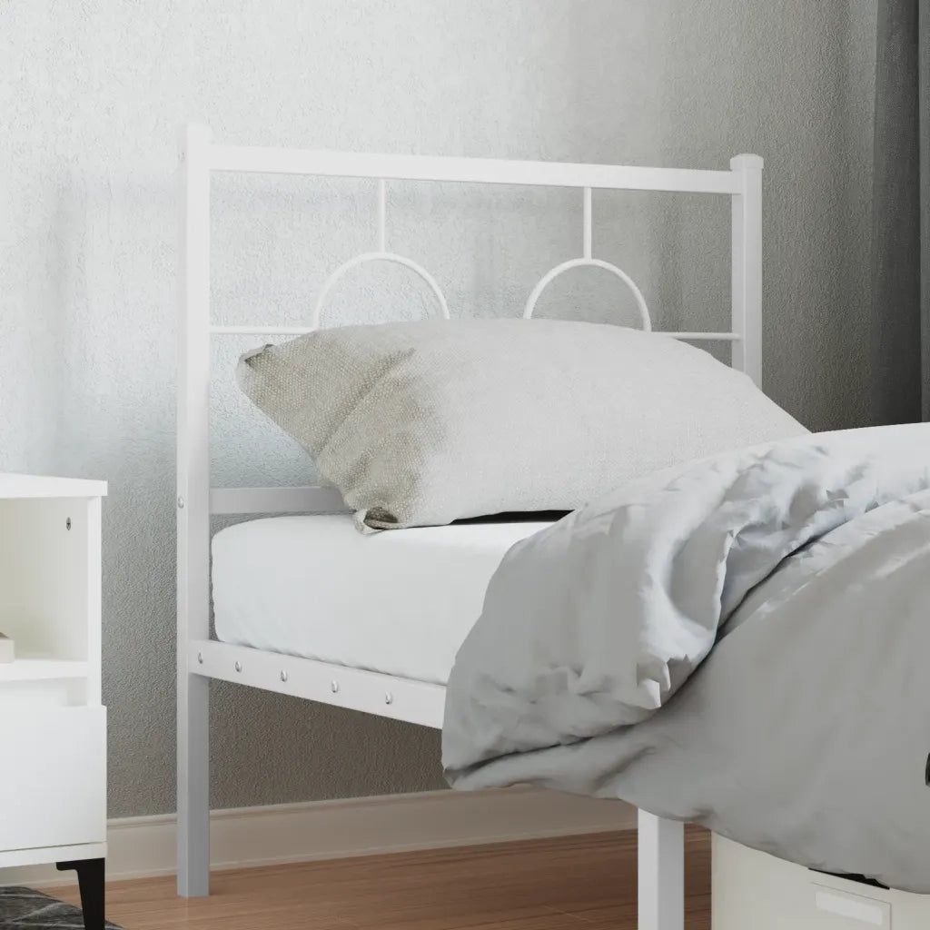 Testiera di Ricambio in Metallo Bianco 75 cm 376301