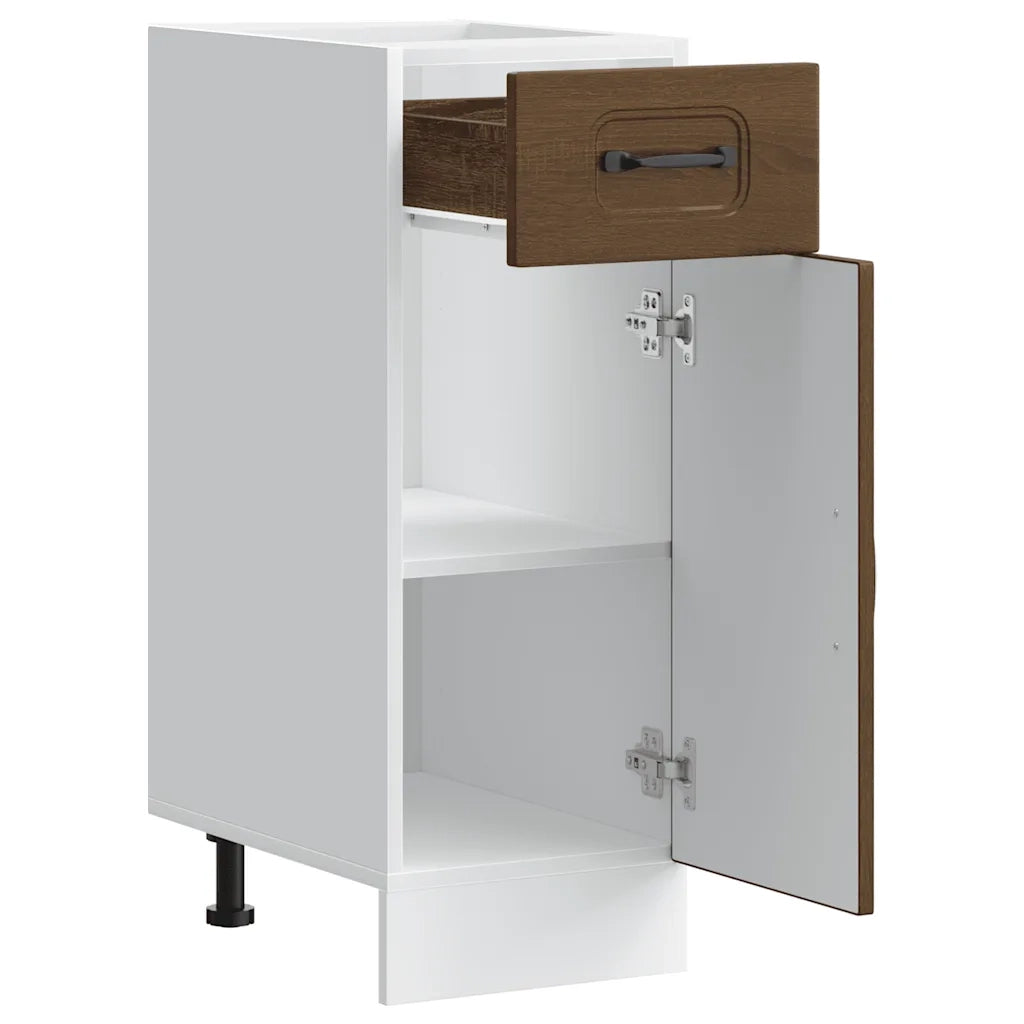 Base da Cucina Kalmar Rovere Marrone in Legno Multistrato 853464