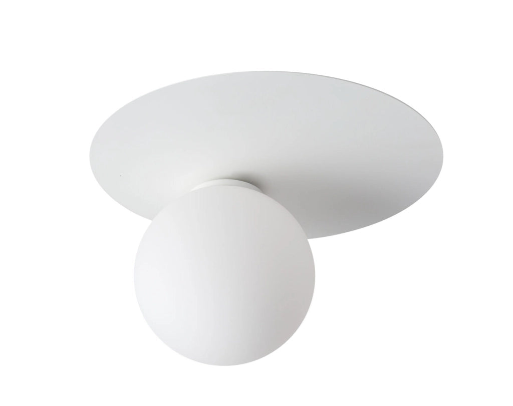 Plafoniera tonda bianca vetro Argon G9 12W Sigma Lighting